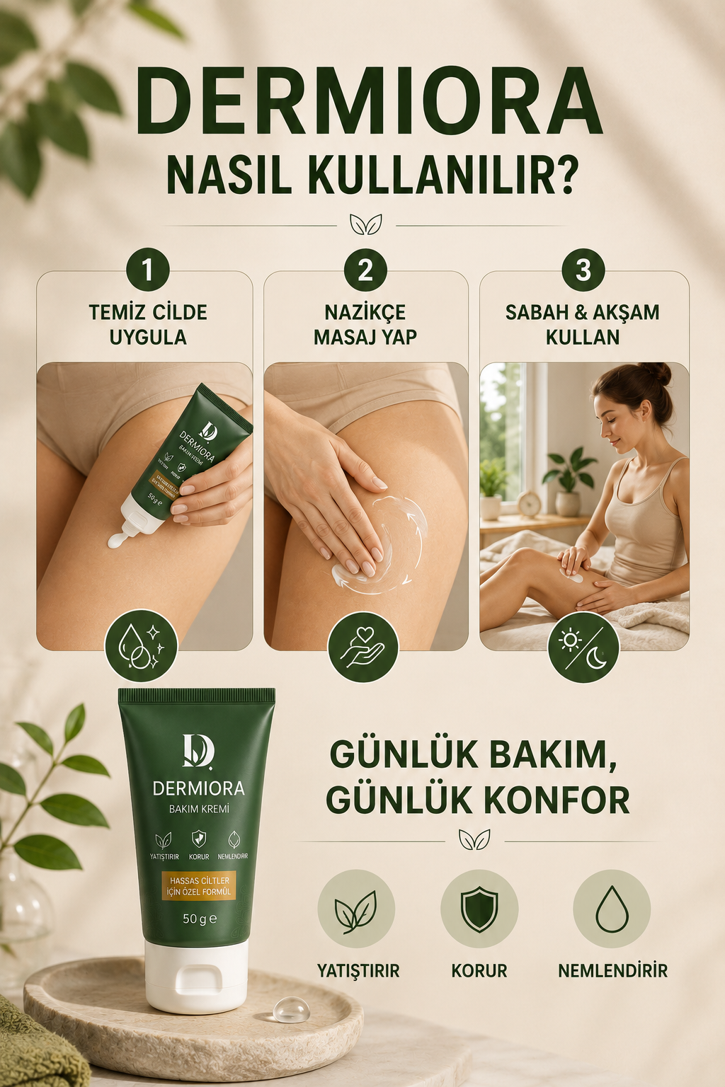 Dermiora Cilt Rahatlatıcı Bakım Kremi
