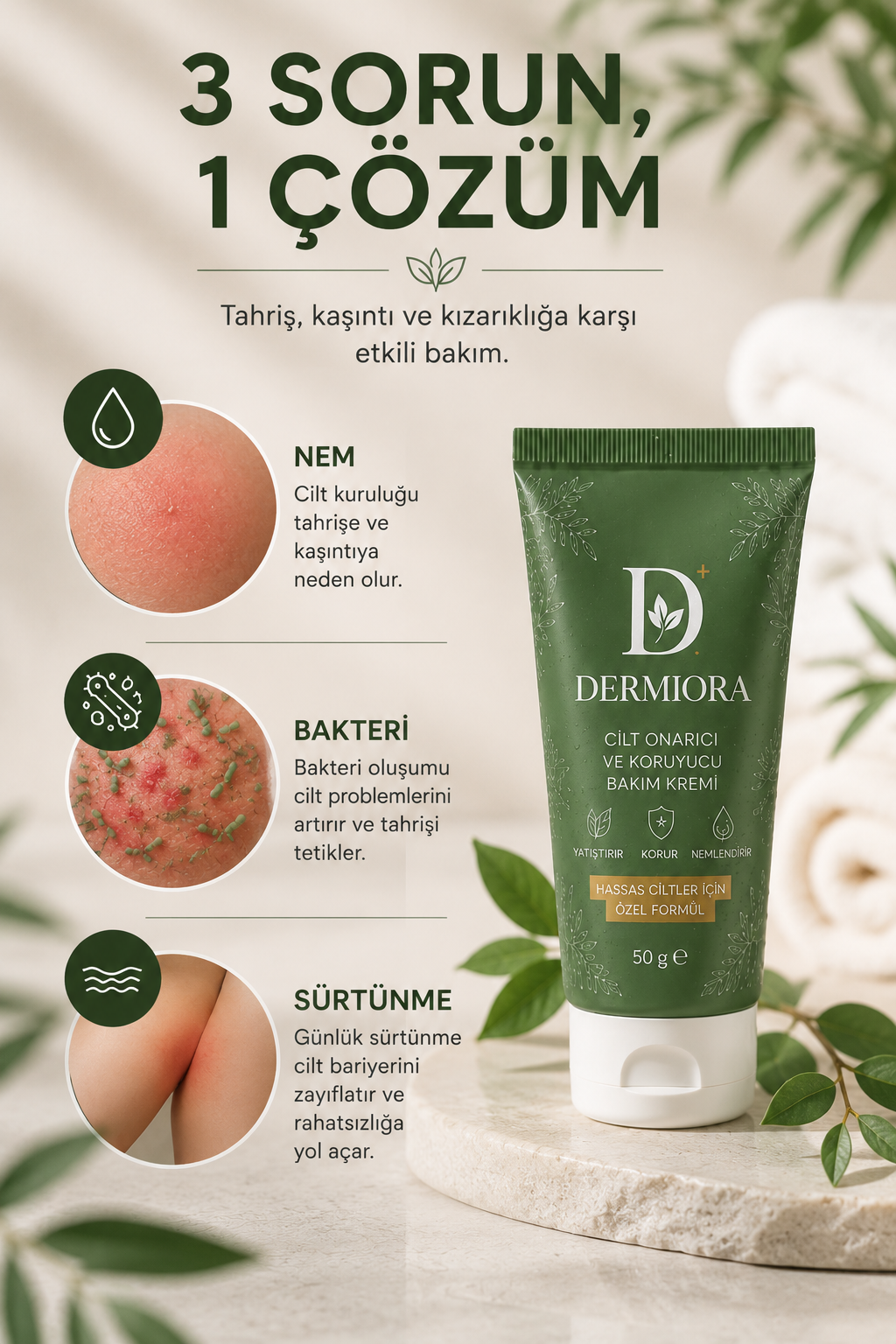 Dermiora Cilt Rahatlatıcı Bakım Kremi