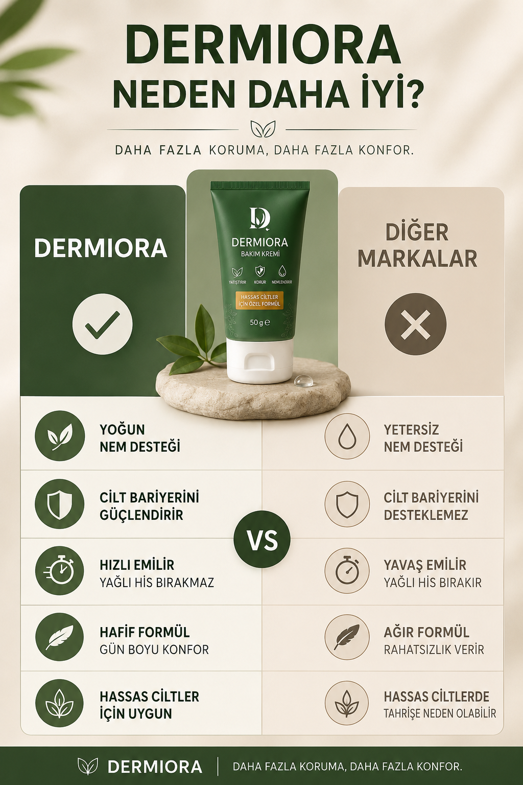 Dermiora Cilt Rahatlatıcı Bakım Kremi